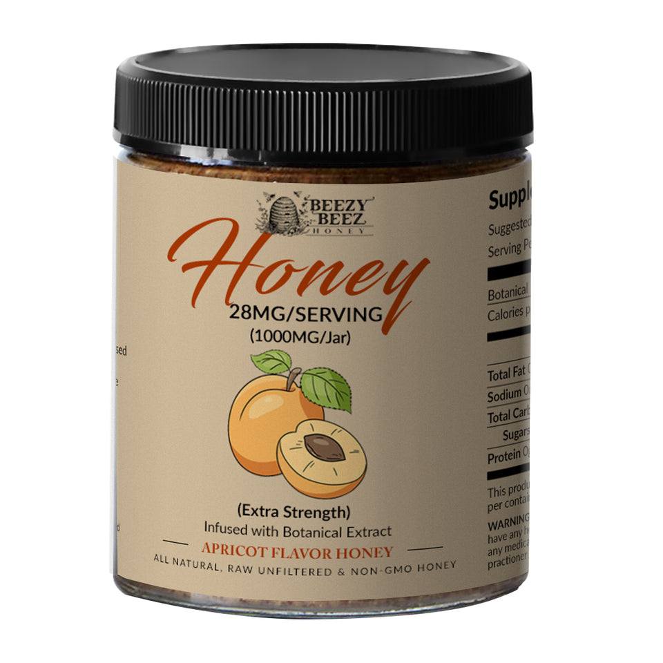 Apricot Flavor Honey Hemp Extract
