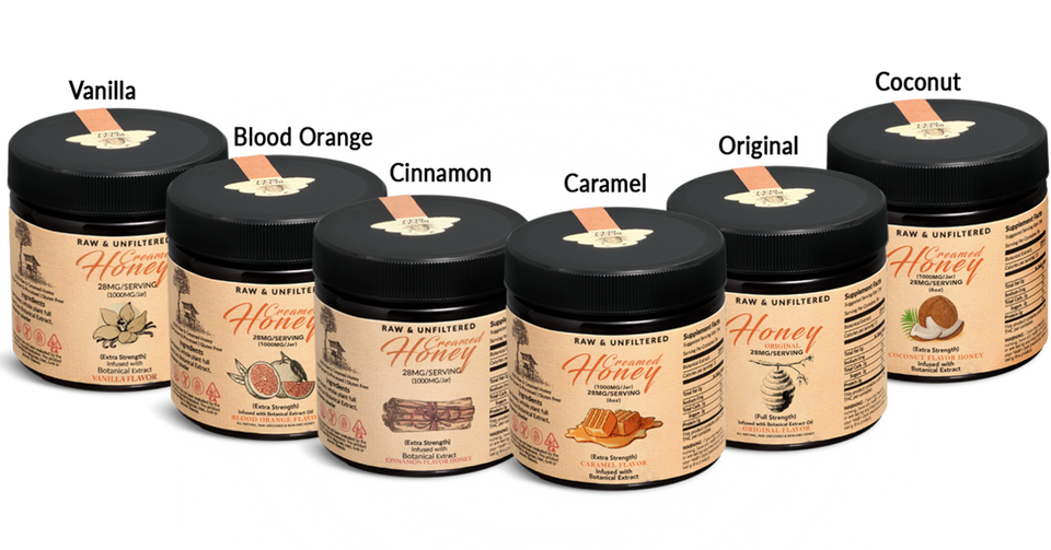 6 Flavors Hemp Extract Honey (F-28)