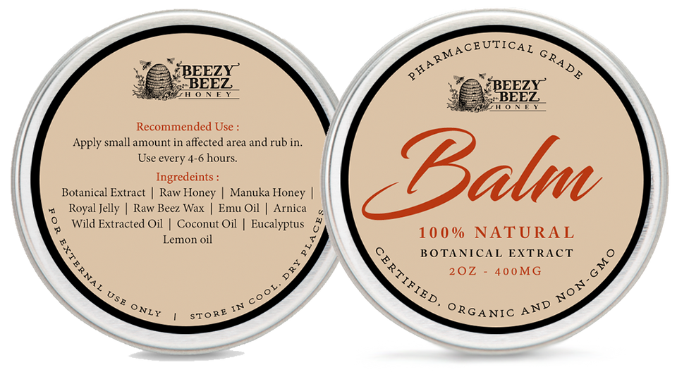 Hemp Extract Balm - 100% Natural Ingredients